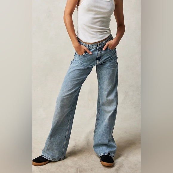 NEW Free People We The Free Tinsley Baggy High-Rise Jeans - Picture 4 of 14